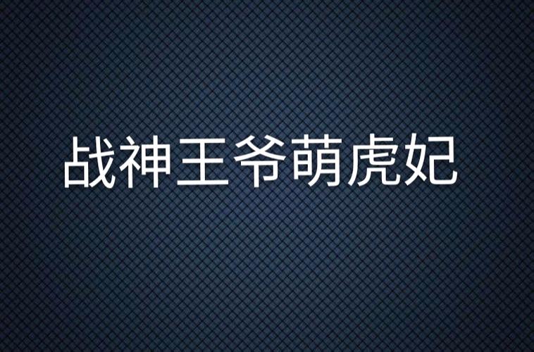 战神王爷萌虎妃小说