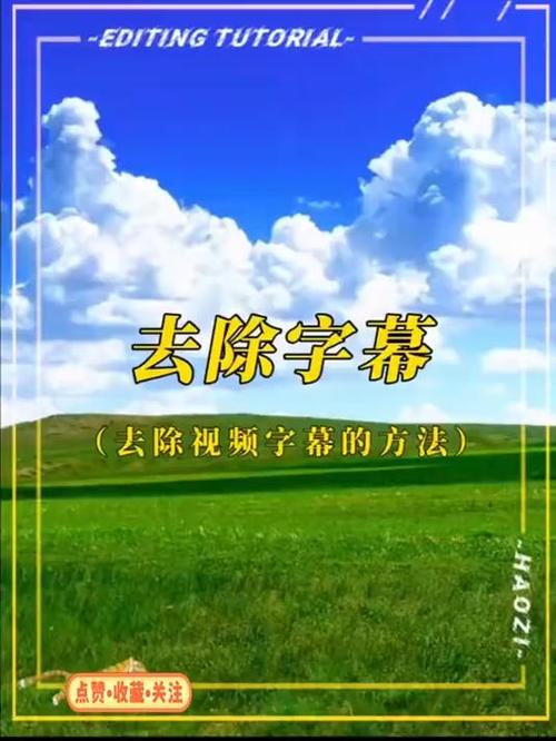 剪映可以去掉字幕吗