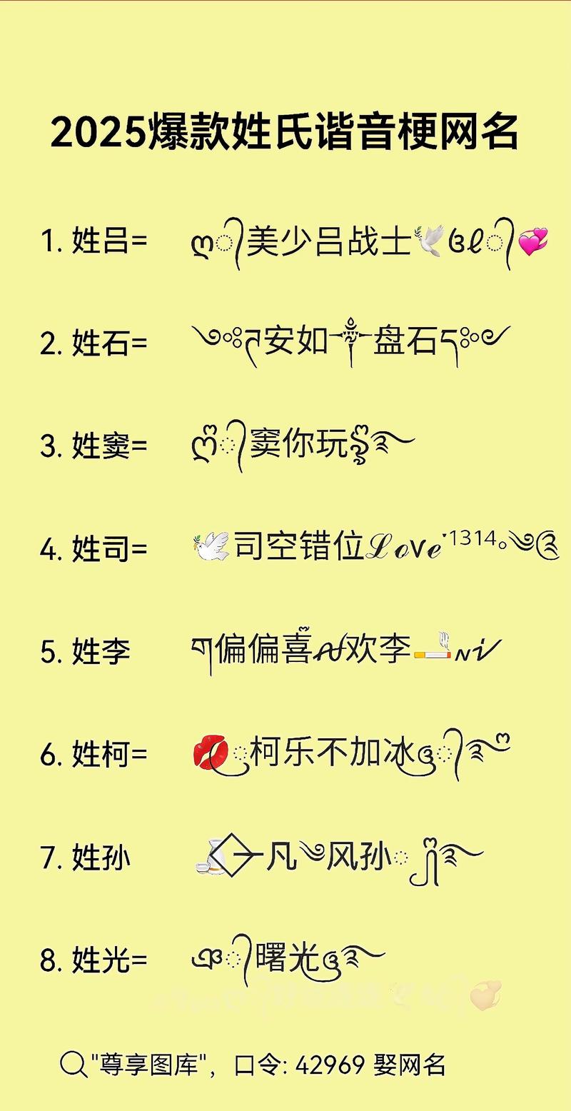 特殊名字符号生成器截图
