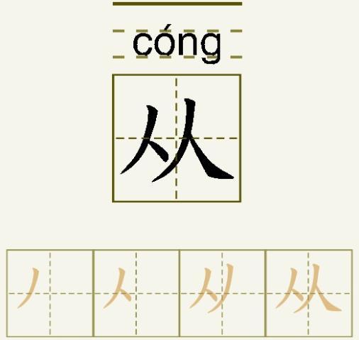 从的拼音字母