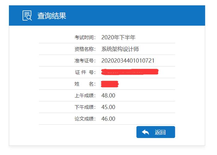 个人成绩查询