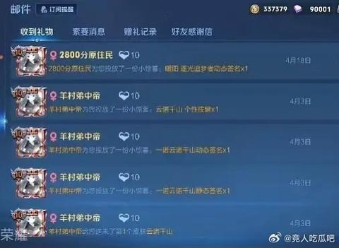 王者大号送小号皮肤