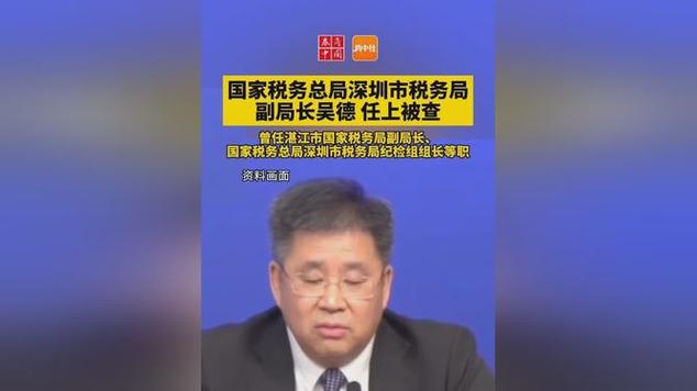 深圳税务局副局长被查