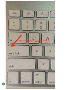 苹果笔记本大小写字母怎么转换