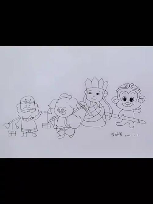 《西游记》简笔画