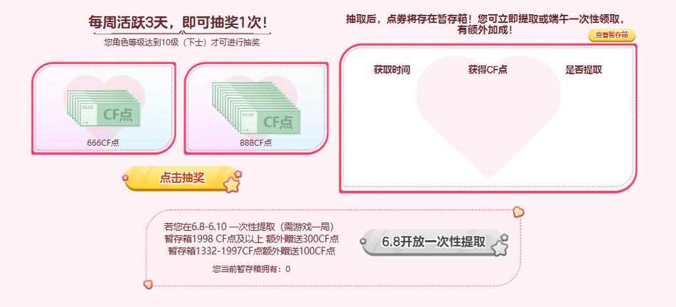 穿越火线cf点在哪里抽奖