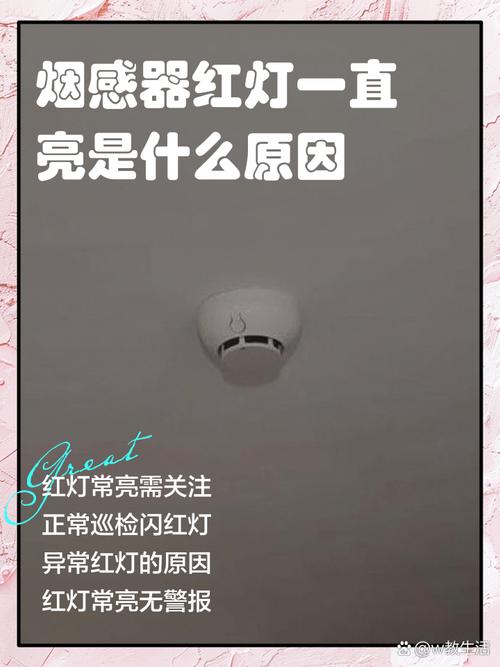 烟感器红灯亮是正常的吗缩略图