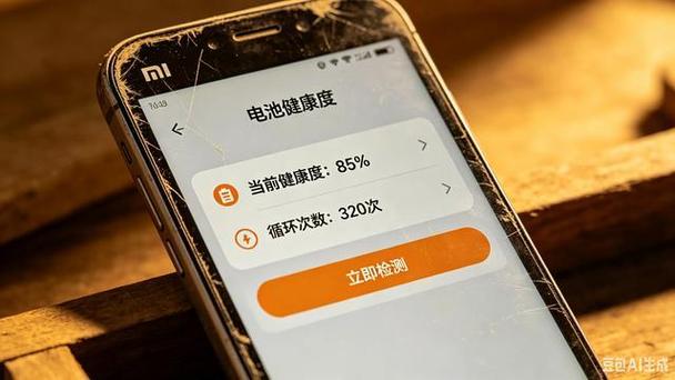 红米手机看不到电池健康度