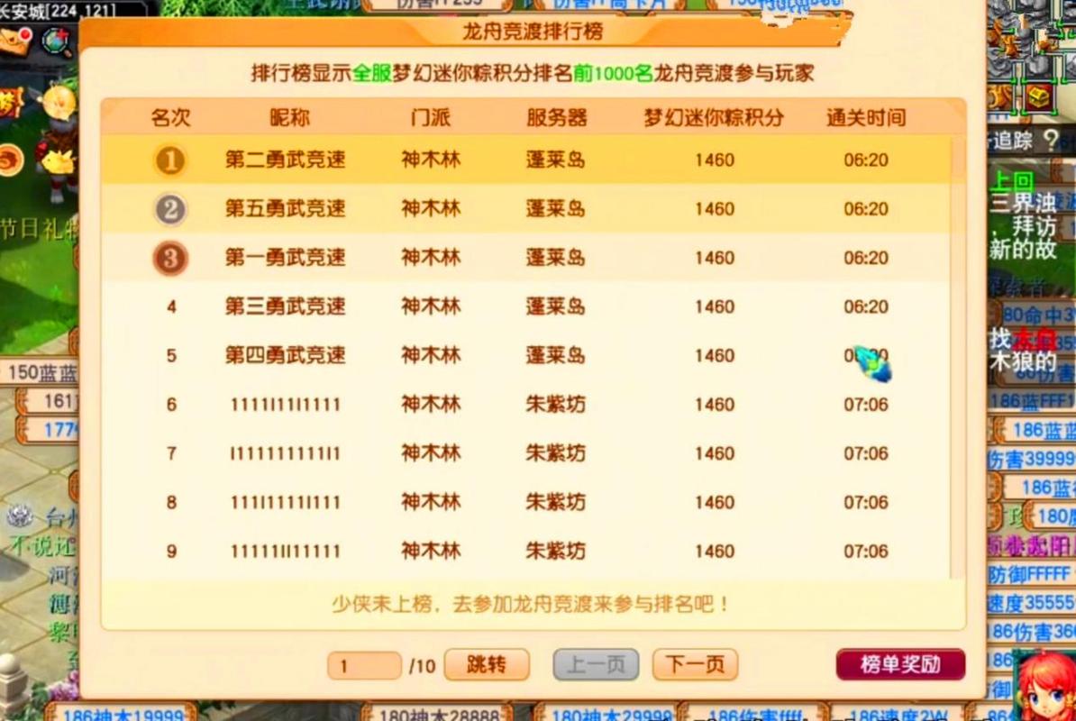 梦幻西游哪个区175人多缩略图