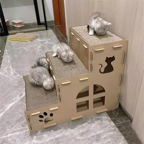 纸盒子做猫窝教程