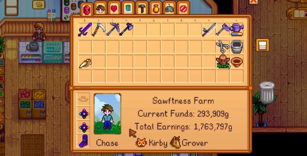 星露谷物语24格背包