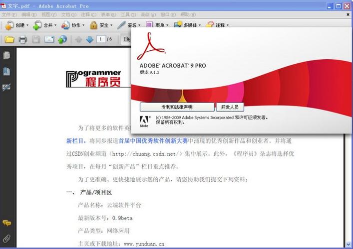 acrobat9能编辑吗