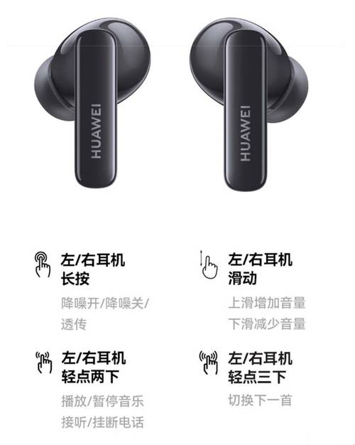 华为耳机侧面的按钮干啥用的