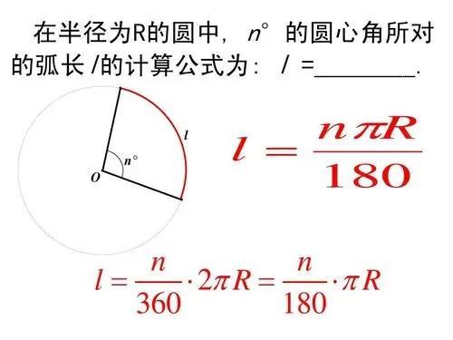 弧度制弧长公式推导