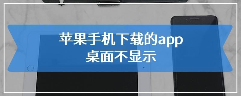 手机软件不显示