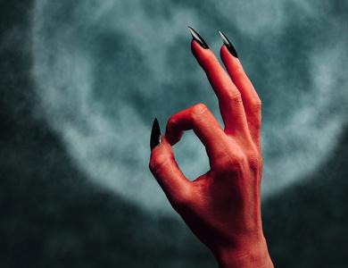 西方代表恶魔的手势