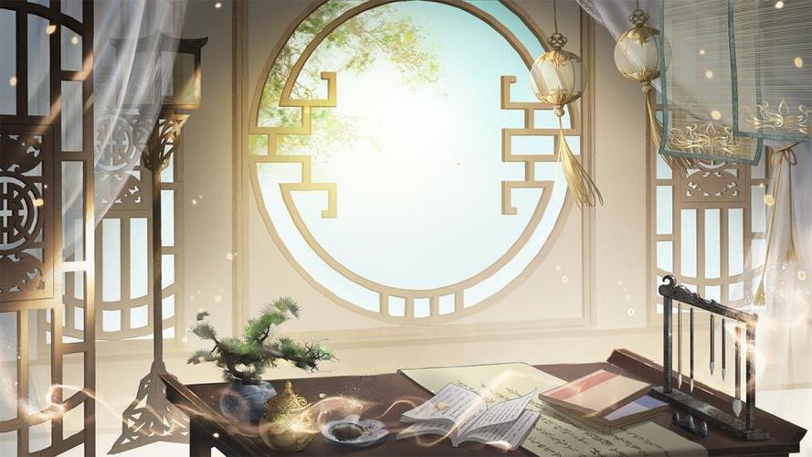 橙光背景素材