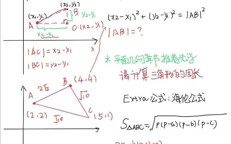 两点间距离公式