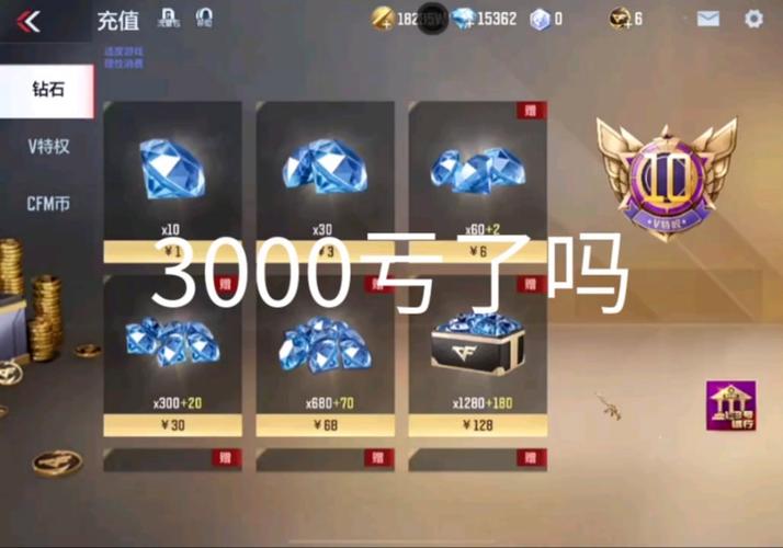 穿越火线冲到v3要多少钱