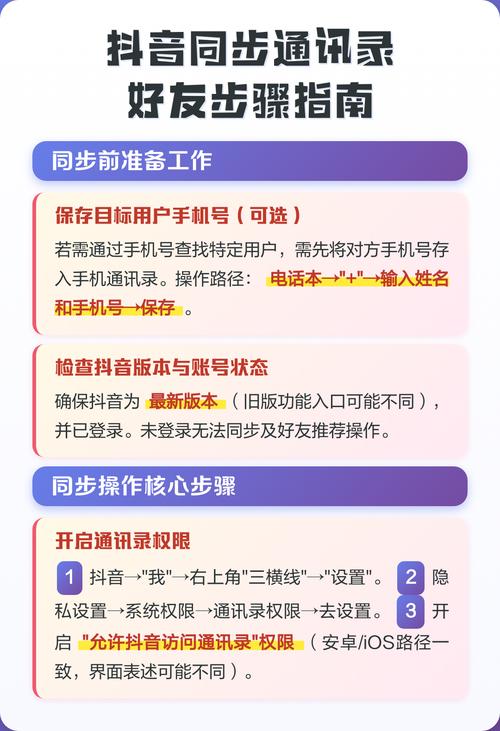 抖音怎么同步通讯录联系人