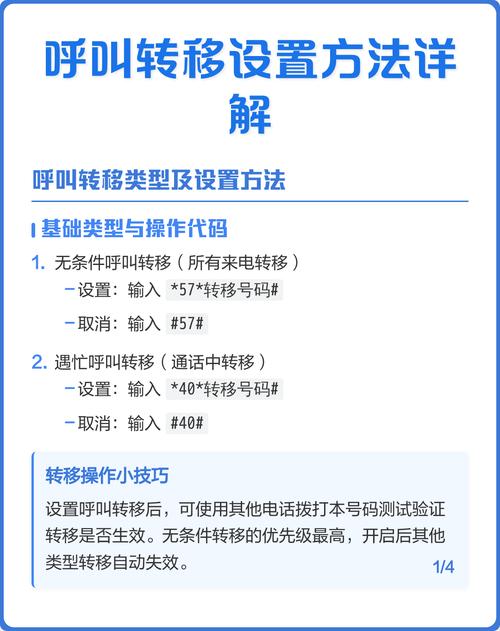 电话呼叫转移怎么取消