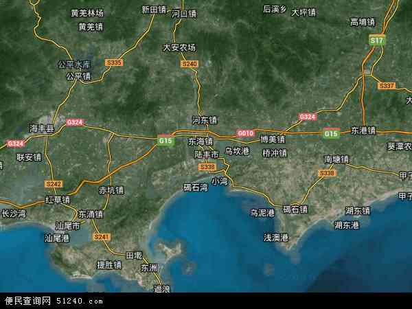 广东陆丰市地图