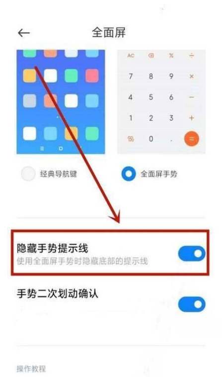 ipadpro如何取消底部横条
