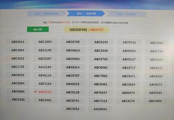 车牌号50选1模拟系统