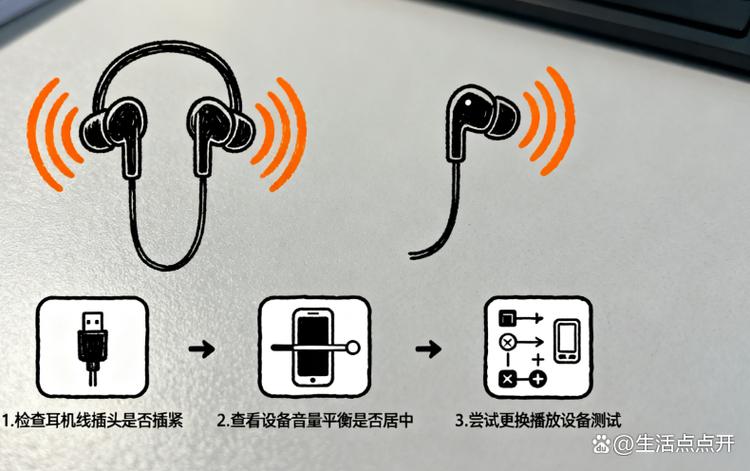 为什么耳机只有一只响