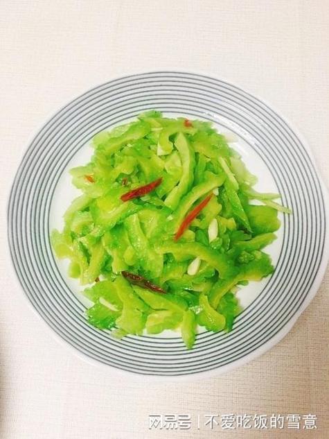 清炒苦瓜的家常做法