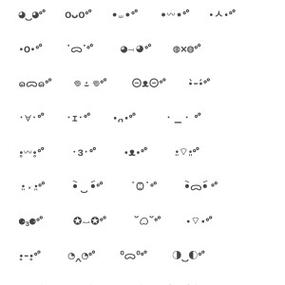 文字表情符号