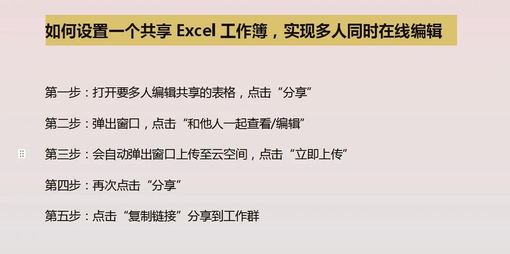共享文档怎么弄多人编辑截图