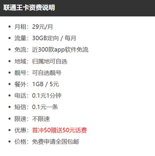 联通王卡申请入口