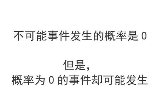 小概率事件大概率发生