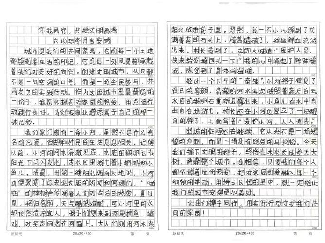 为创文点赞作文500