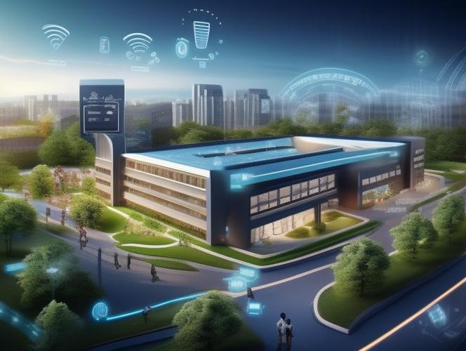 学校智慧校园图标