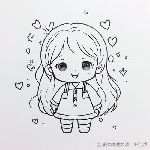可爱萌图简笔画