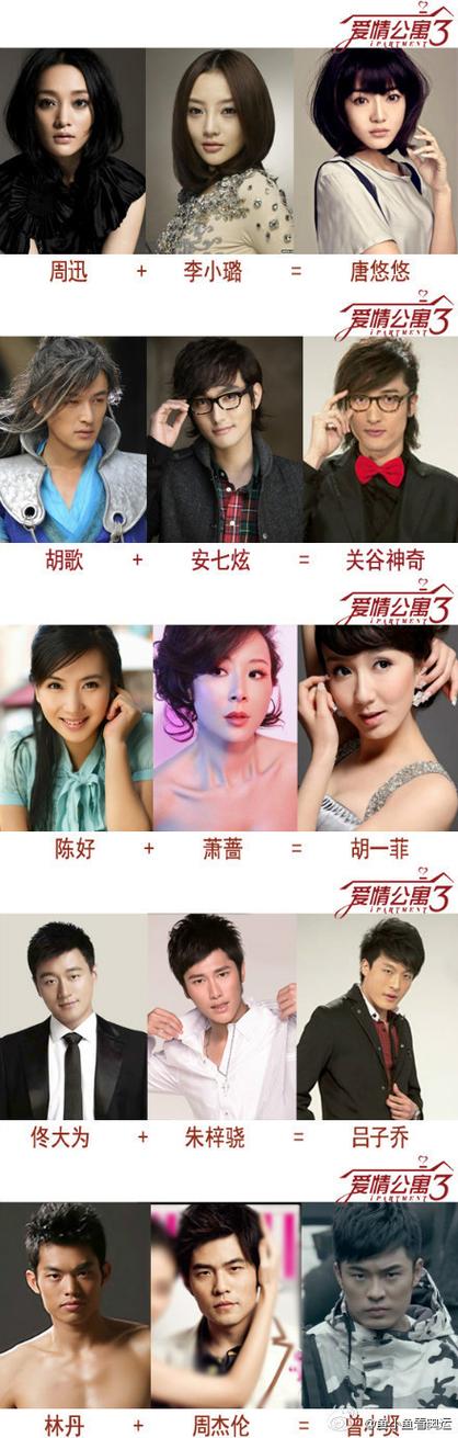 爱情公寓所有人物名字
