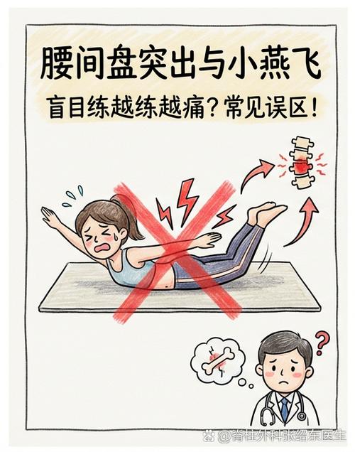 小燕飞坚持一年腰突竟然好了