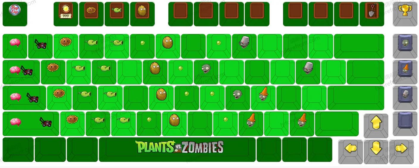 pvz所有版本自带键盘