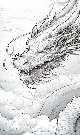 龙怎么画中国风