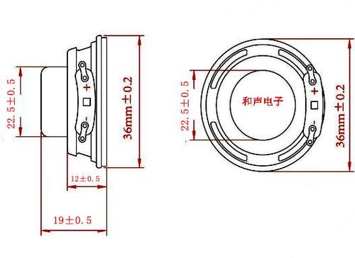 12寸低音喇叭箱体直径多少