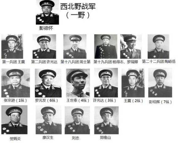 五大野战军司令员