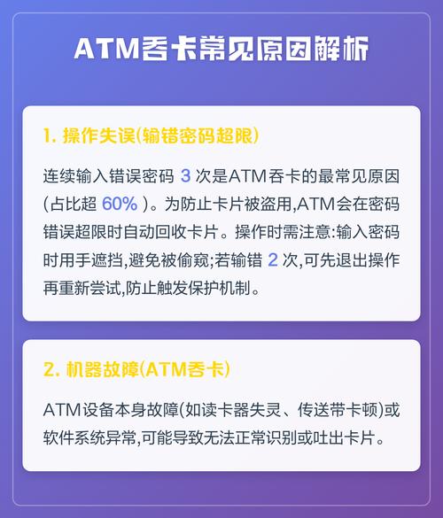 提款机吞卡是什么原因