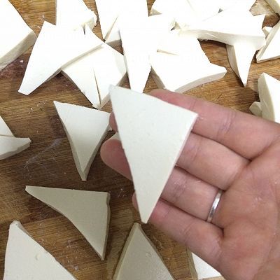 家常豆腐切法