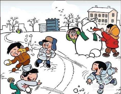 关于冬天堆雪人打雪仗的短文缩略图