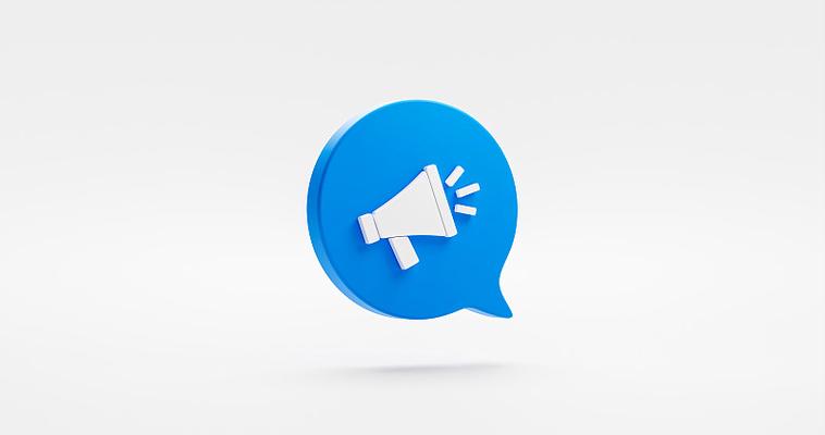 蓝底喇叭标志表示什么