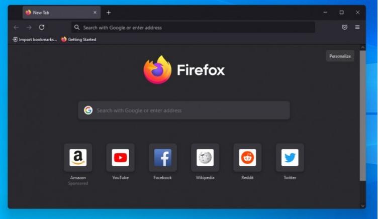 火狐浏览器主页网址缩略图