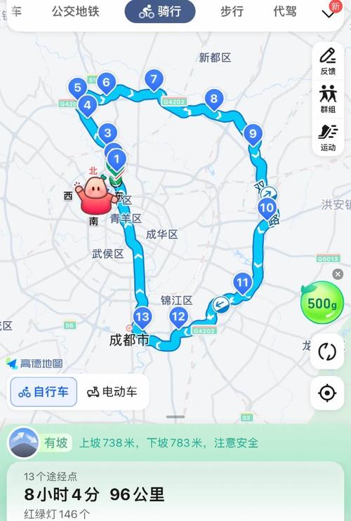 天府行路线一览表