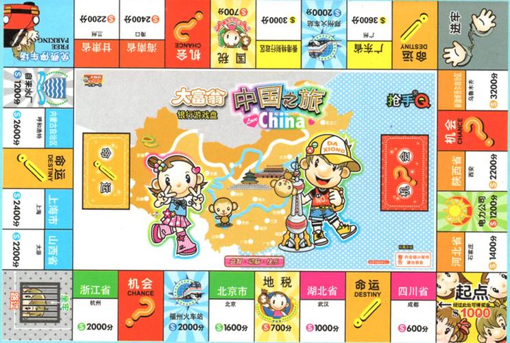 类似大富翁的游戏棋